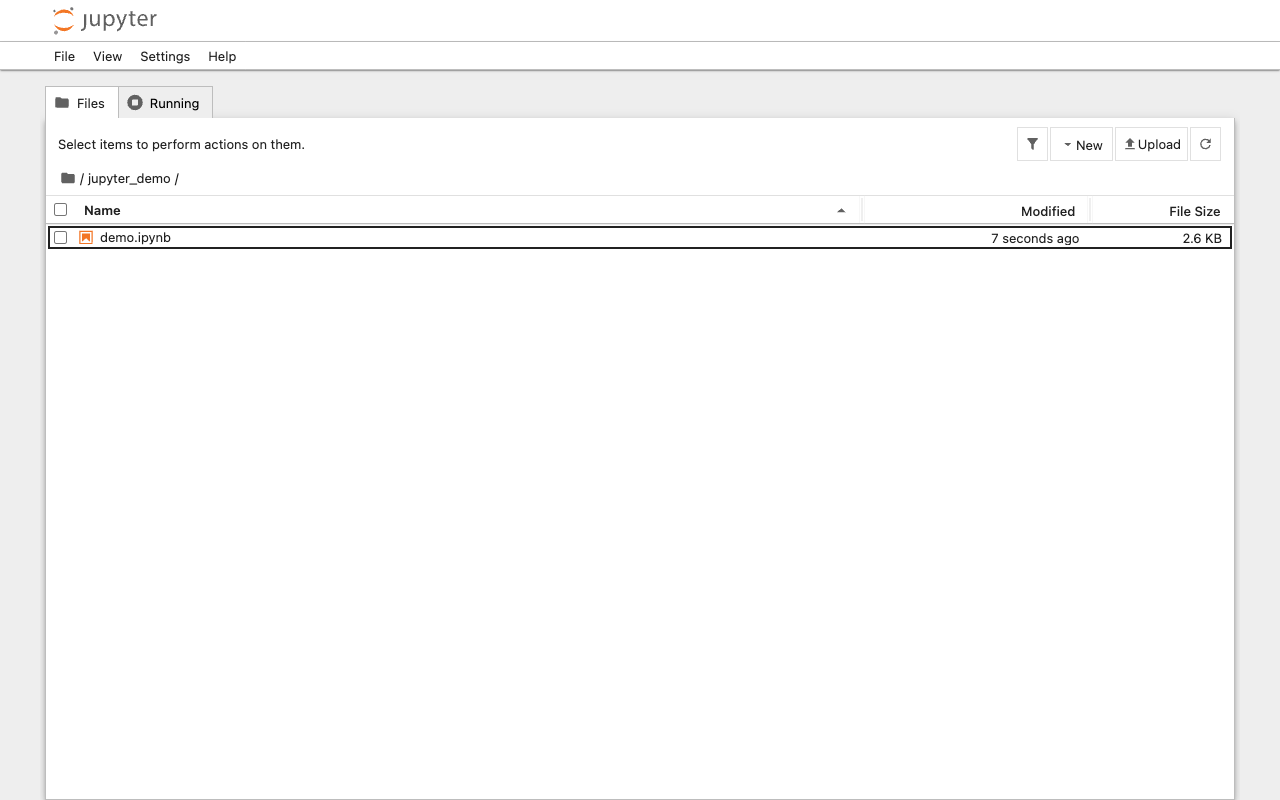Jupyter 文件夹视图